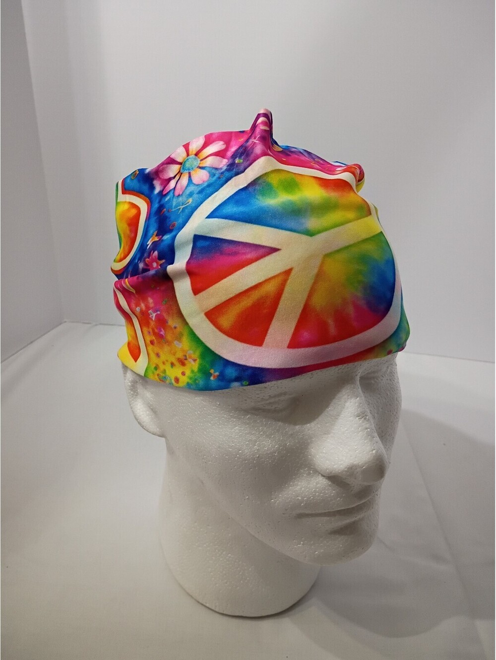 Peace Tied-Dyed Headband